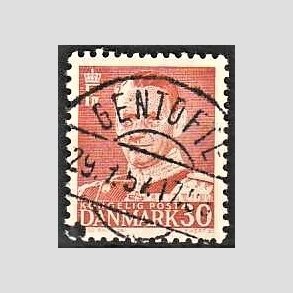 FRIMRKER DANMARK | 1952-53 - AFA 337 - Fr. IX 30 re rd - Lux Stemplet
