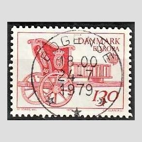 FRIM�RKER DANMARK | 1979 - AFA 682 - Europam�rker - 1,30 Kr. r�d - Lux Stemplet Bogense