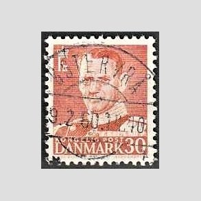 FRIMRKER DANMARK | 1952-53 - AFA 337 - Fr. IX 30 re rd - Lux Stemplet