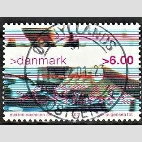 FRIMRKER DANMARK | 2001 - AFA 1289 - Show - 6,00 Kr. CREATING - Pragt Stemplet