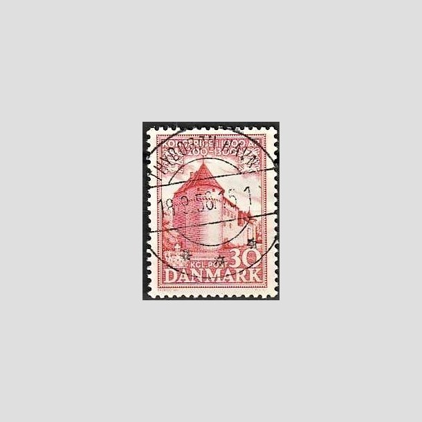 FRIMRKER DANMARK | 1953-56 - AFA 349 - Kongeriget 1000 r - 30 re rd - Pragt Stemplet Thyborn