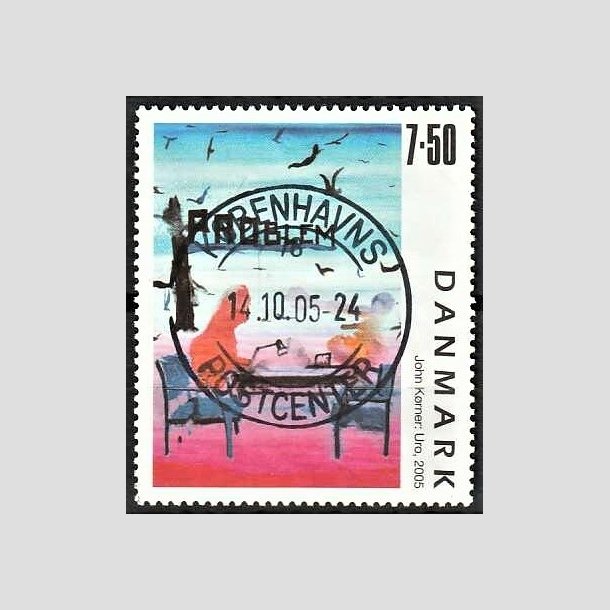 FRIMRKER DANMARK | 2005 - AFA 1441 - Frimrkekunst 8. - 7,50 Kr. John Krner - Pragt Stemplet