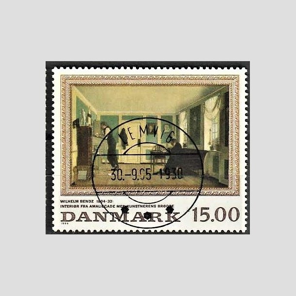 FRIMRKER DANMARK | 1994 - AFA 1082 - Maleriserie 7 - 15,00 Kr. flerfarvet - Pragt Stemplet Lemvig
