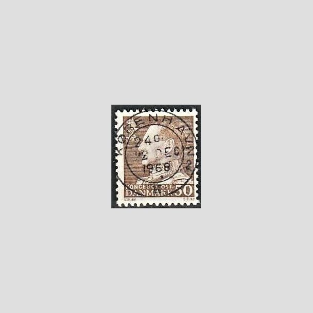 FRIMRKER DANMARK | 1967 - AFA 460 - Fr. IX 50 re brun - Lux Stemplet