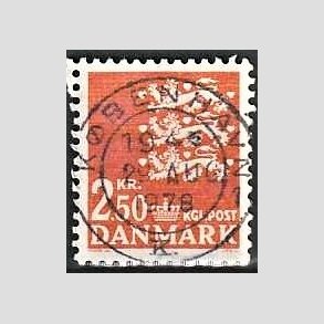 FRIMRKER DANMARK | 1972 - AFA 528 - Rigsvben 2,50 Kr. orange - Lux Stemplet Kbenhavn