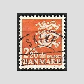 FRIMRKER DANMARK | 1967 - AFA 464F - Rigsvben 2,20 Kr. orange - Lux Stemplet
