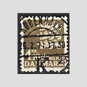 FRIMRKER DANMARK | 1970 - AFA 502 - Rigsvben 4,10 Kr. olivenbrun - Lux Stemplet