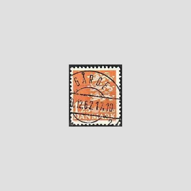 FRIMRKER DANMARK | 1962 - AFA 404 - Rigsvben 1,25 Kr. orange - Lux Stemplet Grde