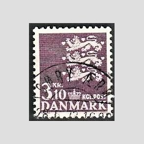 FRIMRKER DANMARK | 1970 - AFA 501 - Rigsvben 3,10 Kr. violet - Pragt Stemplet