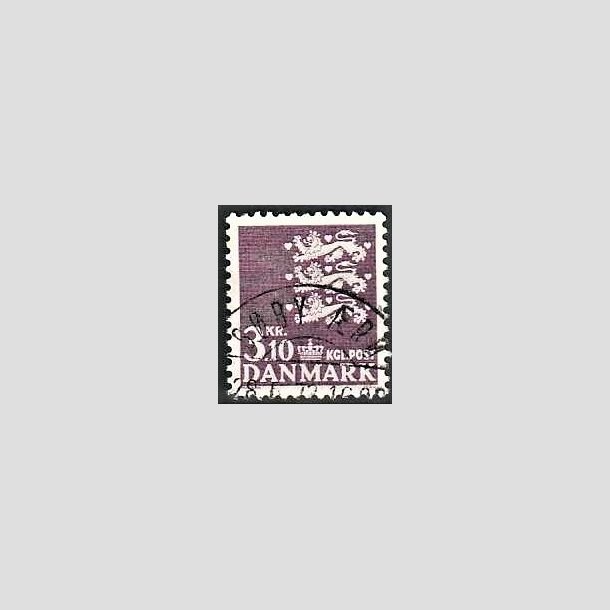 FRIMRKER DANMARK | 1970 - AFA 501 - Rigsvben 3,10 Kr. violet - Pragt Stemplet