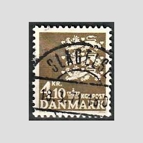 FRIMRKER DANMARK | 1970 - AFA 502 - Rigsvben 4,10 Kr. olivenbrun - Lux Stemplet