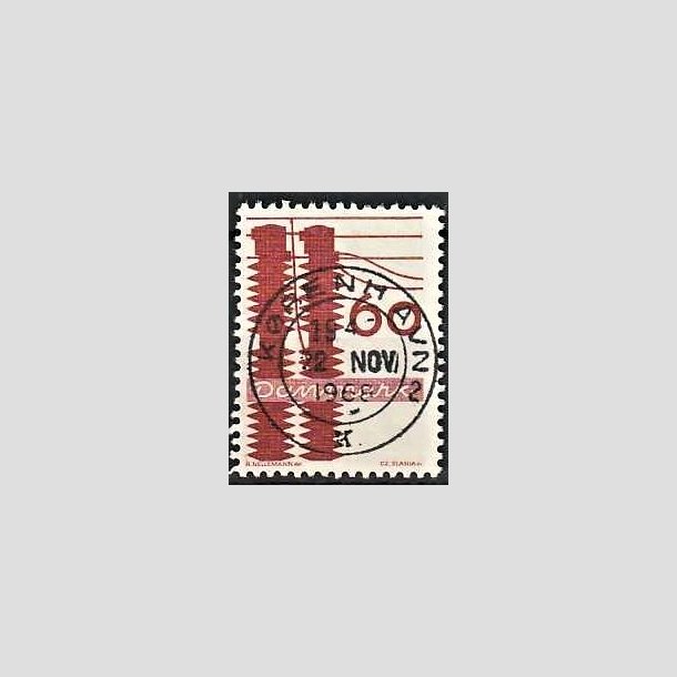 FRIMRKER DANMARK | 1968 - AFA 475 - Danmarks industri - 60 re rdbrun - Pragt Stemplet