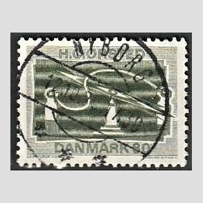 FRIM�RKER DANMARK | 1970 - AFA 500 - Electromagnetisme 150 �r - 80 �re gr�n - Pragt Stemplet