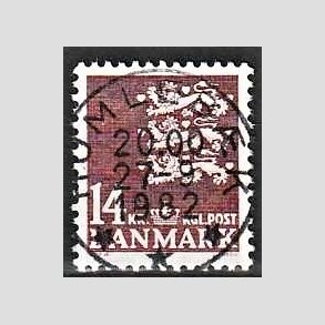 FRIMRKER DANMARK | 1982 - AFA 753 - Rigsvben 14 Kr. brun - Lux Stemplet