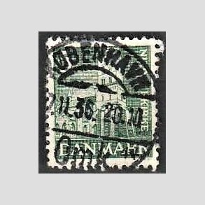 FRIM�RKER DANMARK | 1936 - AFA 229 - Reformationen 5 �re gr�n - Lux Stemplet