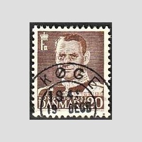 FRIMRKER DANMARK | 1950 - AFA 320 - Fr. IX 20 re brun - Lux Stemplet