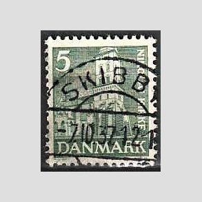 FRIM�RKER DANMARK | 1936 - AFA 229 - Reformationen 5 �re gr�n - Lux Stemplet