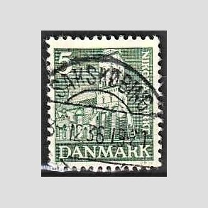 FRIM�RKER DANMARK | 1936 - AFA 229 - Reformationen 5 �re gr�n - Lux Stemplet