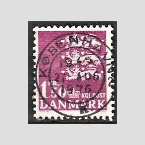 FRIMRKER DANMARK | 1962 - AFA 405 - Rigsvben 1,50 Kr. rdlilla - Lux Stemplet