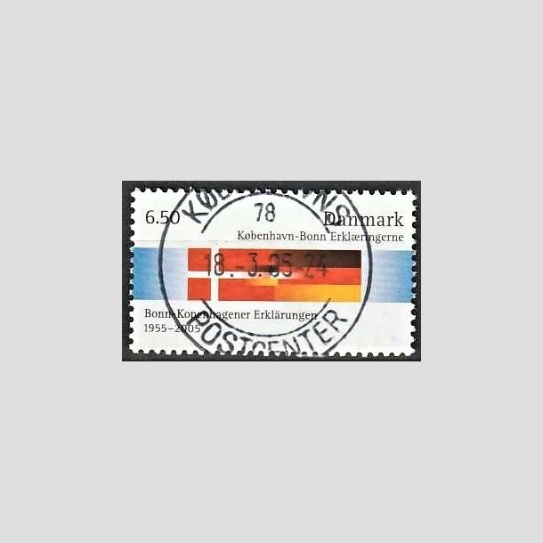 FRIMRKER DANMARK | 2005 - AFA 1431 - Kbenhavn-Bonn - 6,50 Kr. flerfarvet - Pragt Stemplet