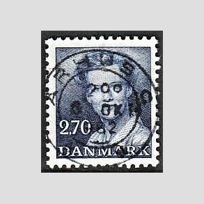 FRIMRKER DANMARK | 1982 - AFA 752 - Dronning Margrethe - 2,70 Kr. bl - Pragt Stemplet