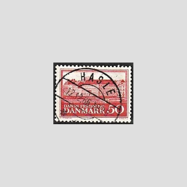 FRIMRKER DANMARK | 1966 - AFA 445 - Fredningsserie Assistenshuset - 50 re rd - Pragt Stemplet