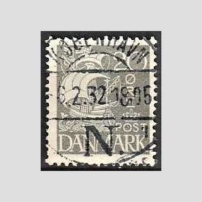 FRIM�RKER DANMARK | 1927 - AFA 170 - Karavel 20 �re gr� - Lux Stemplet