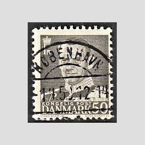 FRIMRKER DANMARK | 1948-50 - AFA 312 - Fr. IX 50 re gr - Pragt Stemplet
