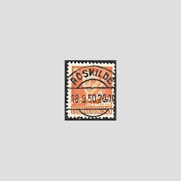 FRIMRKER DANMARK | 1948-50 - AFA 309 - Fr. IX 30 re orange - Lux Stemplet