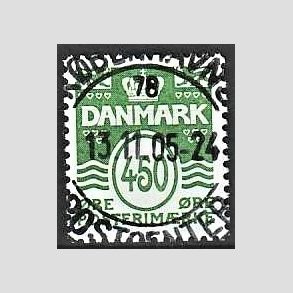 FRIM�RKER DANMARK | 2005 - AFA 1448 - B�lgelinie - 450 �re gr�n - Lux Stemplet