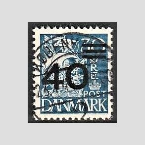 FRIMRKER DANMARK | 1940 - AFA 265 - 40/30 re bl Provisorier - Lux Stemplet