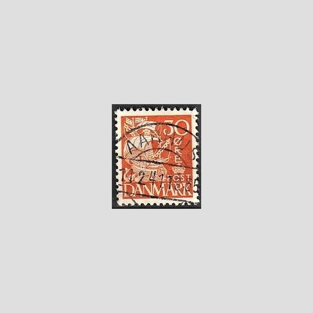 FRIMRKER DANMARK | 1940 - AFA 259 - Karavel 30 re orange Type II - Pragt Stemplet