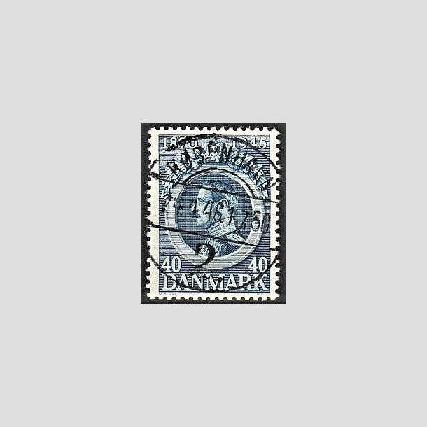 FRIMRKER DANMARK | 1945 - AFA 292 - Chr. X 75 r 40 re bl - Pragt Stemplet