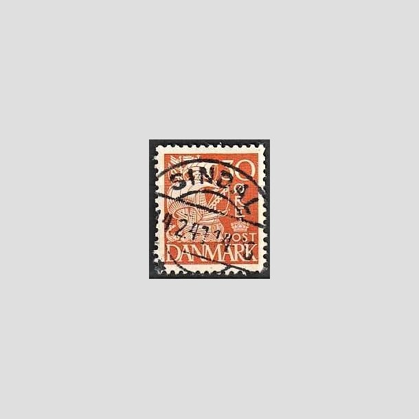 FRIMRKER DANMARK | 1940 - AFA 259 - Karavel 30 re orange Type II - Pragt Stemplet