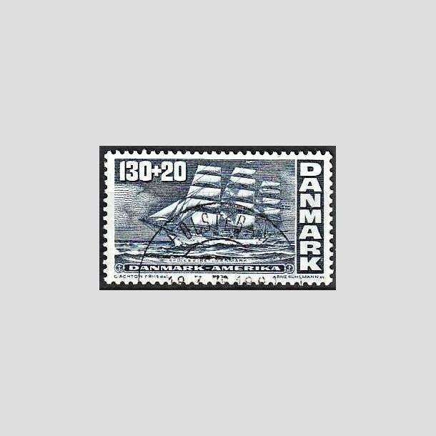 FRIMRKER DANMARK | 1976 - AFA 610 - Amerikanske uafhngighedserklring - 130 + 20 re bl - Lux Stemplet