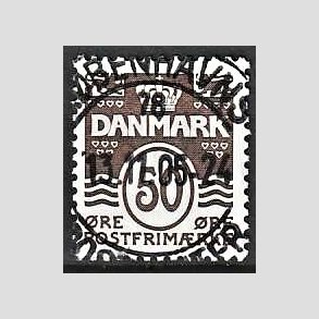 FRIM�RKER DANMARK | 2005 - AFA 1445 - B�lgelinie - 50 �re brun - Lux Stemplet