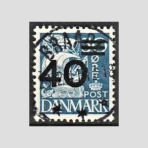 FRIMRKER DANMARK | 1940 - AFA 265 - 40/30 re bl Provisorier - Lux Stemplet