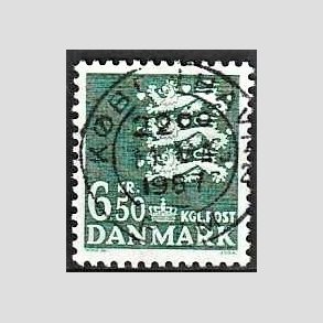 FRIMRKER DANMARK | 1986 - AFA 847 - Rigsvben - 6,50 Kr. grn - Lux Stemplet