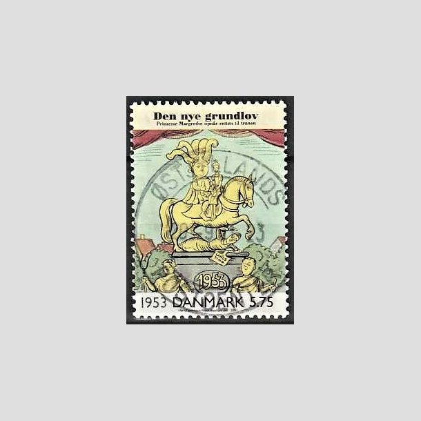 FRIMRKER DANMARK | 2000 - AFA 1258 - 1900 tallet serie 3 - 5,75 Kr. flerfarvet - Pragt Stemplet