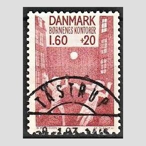 FRIMRKER DANMARK | 1981 - AFA 718 - Brnenes Kontor - 1,60 Kr. + 20 re rd - Pragt Stemplet