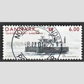 FRIMRKER DANMARK | 2001 - AFA 1302 - -frger - 6,00 Kr. Barsfrgen - Lux Stemplet
