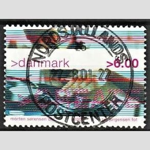 FRIMRKER DANMARK | 2001 - AFA 1289 - Show - 6,00 Kr. CREATING - Pragt Stemplet