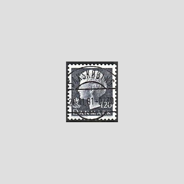 FRIMRKER DANMARK | 1974 - AFA 564 - Dronning Margrethe - 120 re grbl - Pragt Stemplet