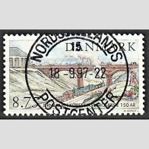 FRIM�RKER DANMARK | 1997 - AFA 1149 - K�benhavn-Roskilde - 8,75 Kr. flerfarvet - Lux Stemplet