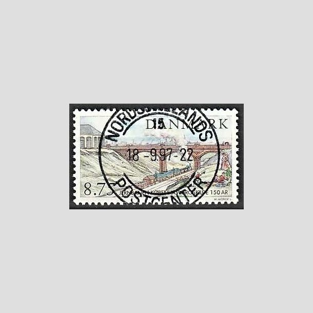 FRIMRKER DANMARK | 1997 - AFA 1149 - Kbenhavn-Roskilde - 8,75 Kr. flerfarvet - Lux Stemplet