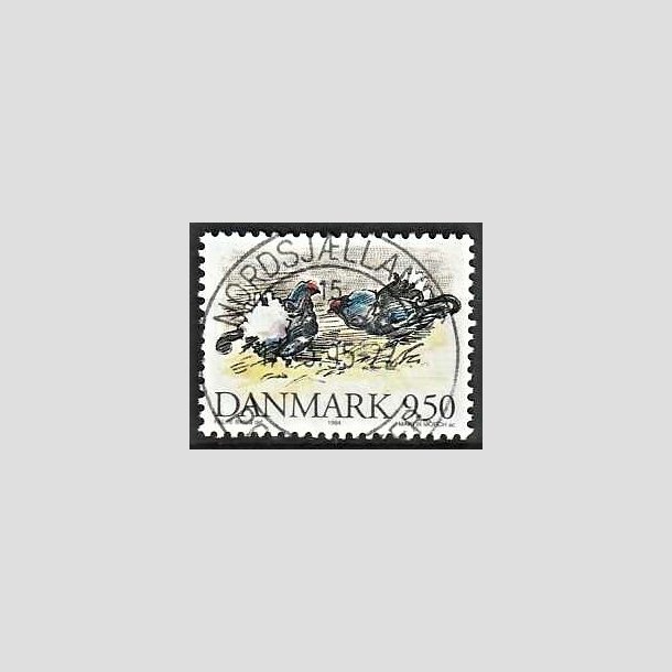 FRIMRKER DANMARK | 1994 - AFA 1079 - Truede danske dyr - 9,50 Kr. Urfugl - Pragt Stemplet