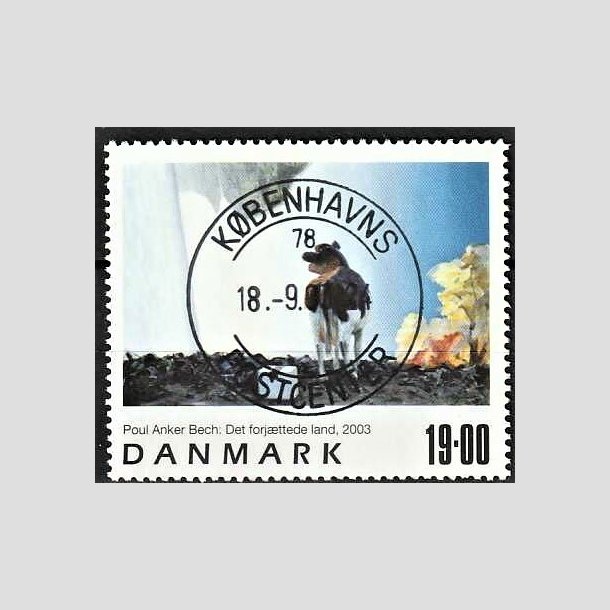 FRIMRKER DANMARK | 2003 - AFA 1362 - Frimrkekunst 6. - 19,00 Kr. Poul Anker Bech - Pragt Stemplet