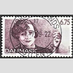 FRIM�RKER DANMARK | 1999 - AFA 1215 - Dansk revy - 6,75 Kr. lilla - Pragt Stemplet