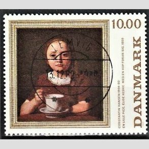 FRIMRKER DANMARK | 1989 - AFA 950 - Maleriserie 3 - 10,00 Kr. flerfarvet - Pragt Stemplet Lemvig