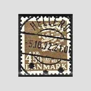 FRIMRKER DANMARK | 1972 - AFA 530 - Rigsvben 4,50 Kr. olivenbrun - Lux Stemplet